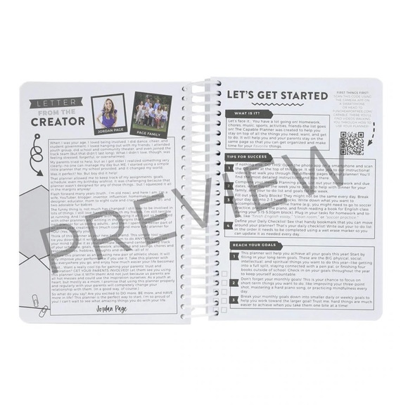 Jordan Page Capable Teen Planner (Floral) - Picture 7 of 9